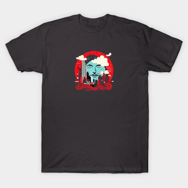 Faces of Metropolis T-Shirt by Polyshirt